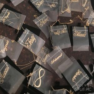 Personalized name necklace